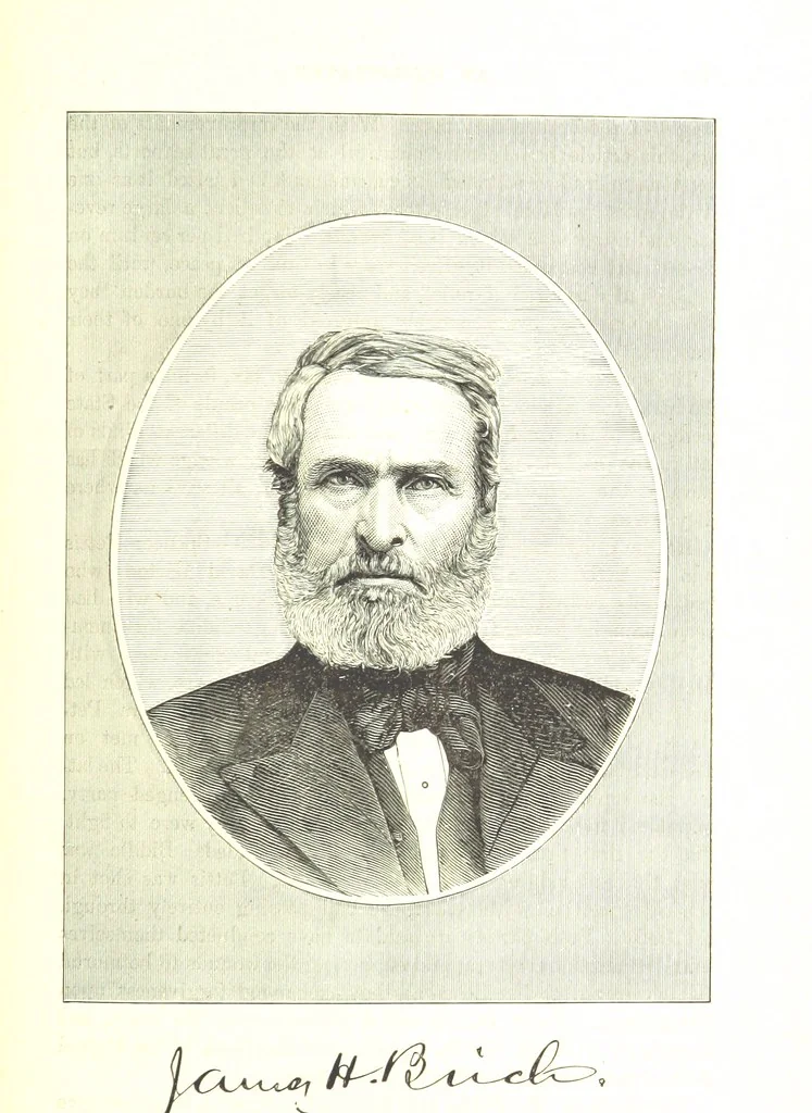 An illustration from An Illustrated History of Missouri. Comprising its early record, and civil, political, and military history from the first exploration to the present time. Including ... biographical sketches of prominent citizens. [With plates, 1876, leaf 163