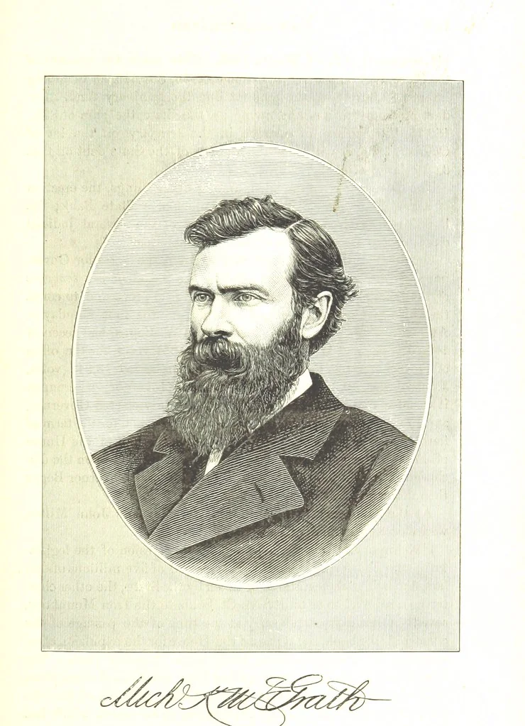 An illustration from An Illustrated History of Missouri. Comprising its early record, and civil, political, and military history from the first exploration to the present time. Including ... biographical sketches of prominent citizens. [With plates, 1876, leaf 179