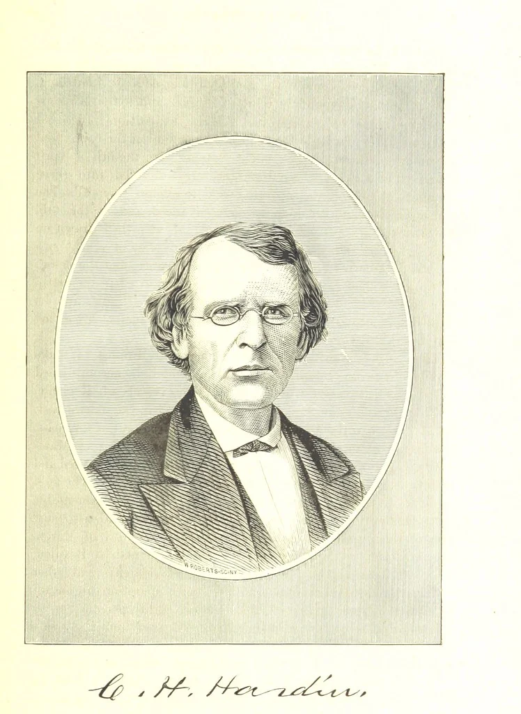 An illustration from An Illustrated History of Missouri. Comprising its early record, and civil, political, and military history from the first exploration to the present time. Including ... biographical sketches of prominent citizens. [With plates, 1876, leaf 35