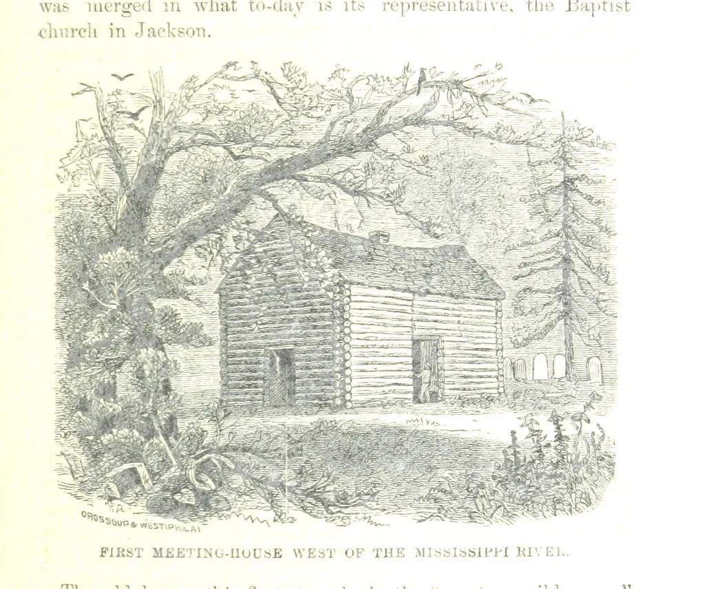 An illustration from An Illustrated History of Missouri. Comprising its early record, and civil, political, and military history from the first exploration to the present time. Including ... biographical sketches of prominent citizens. [With plates, 1876, leaf 357