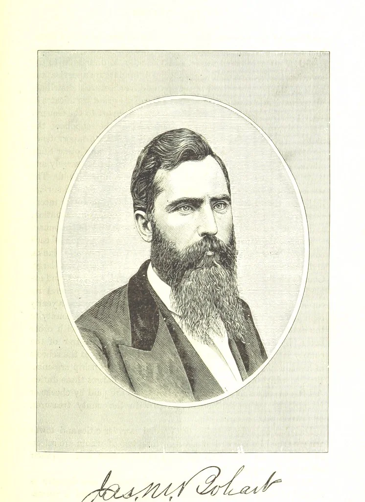 An illustration from An Illustrated History of Missouri. Comprising its early record, and civil, political, and military history from the first exploration to the present time. Including ... biographical sketches of prominent citizens. [With plates, 1876, leaf 403