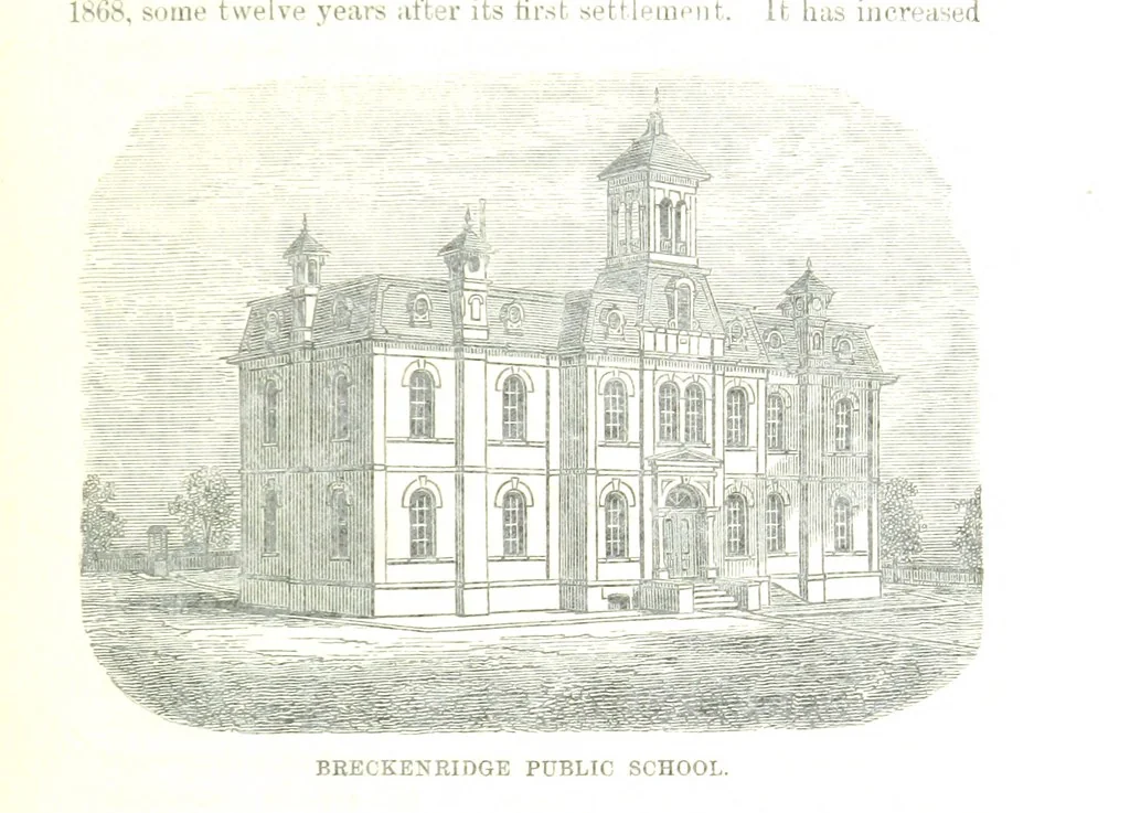 An illustration from An Illustrated History of Missouri. Comprising its early record, and civil, political, and military history from the first exploration to the present time. Including ... biographical sketches of prominent citizens. [With plates, 1876, leaf 473