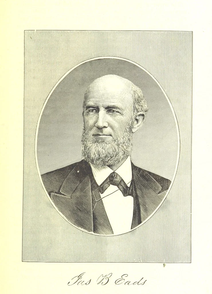 An illustration from An Illustrated History of Missouri. Comprising its early record, and civil, political, and military history from the first exploration to the present time. Including ... biographical sketches of prominent citizens. [With plates, 1876, leaf 51