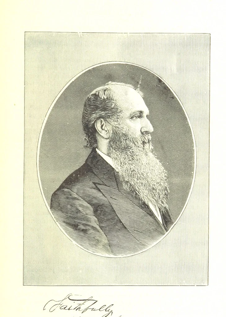 An illustration from An Illustrated History of Missouri. Comprising its early record, and civil, political, and military history from the first exploration to the present time. Including ... biographical sketches of prominent citizens. [With plates, 1876, leaf 59