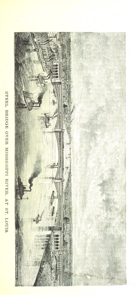 An illustration from An Illustrated History of Missouri. Comprising its early record, and civil, political, and military history from the first exploration to the present time. Including ... biographical sketches of prominent citizens. [With plates, 1876, leaf 631