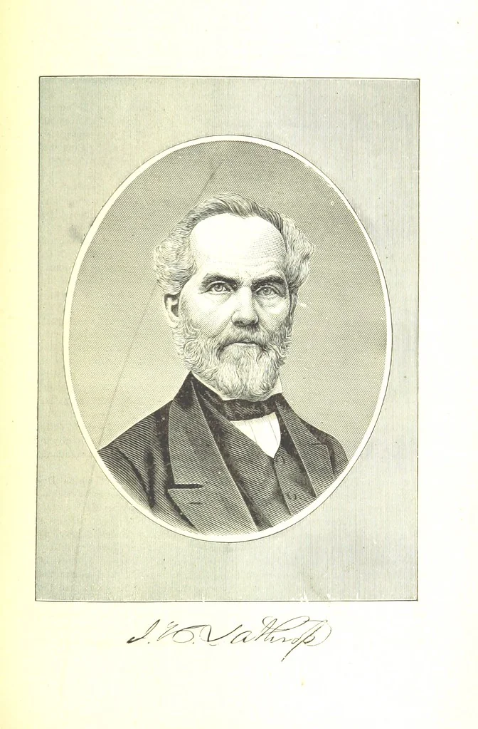 An illustration from An Illustrated History of Missouri. Comprising its early record, and civil, political, and military history from the first exploration to the present time. Including ... biographical sketches of prominent citizens. [With plates, 1876, leaf 743