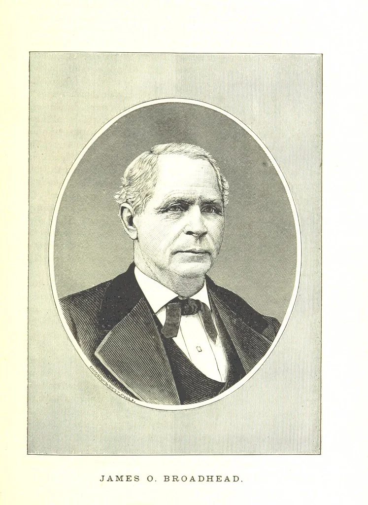 An illustration from An Illustrated History of Missouri. Comprising its early record, and civil, political, and military history from the first exploration to the present time. Including ... biographical sketches of prominent citizens. [With plates, 1876, leaf 75