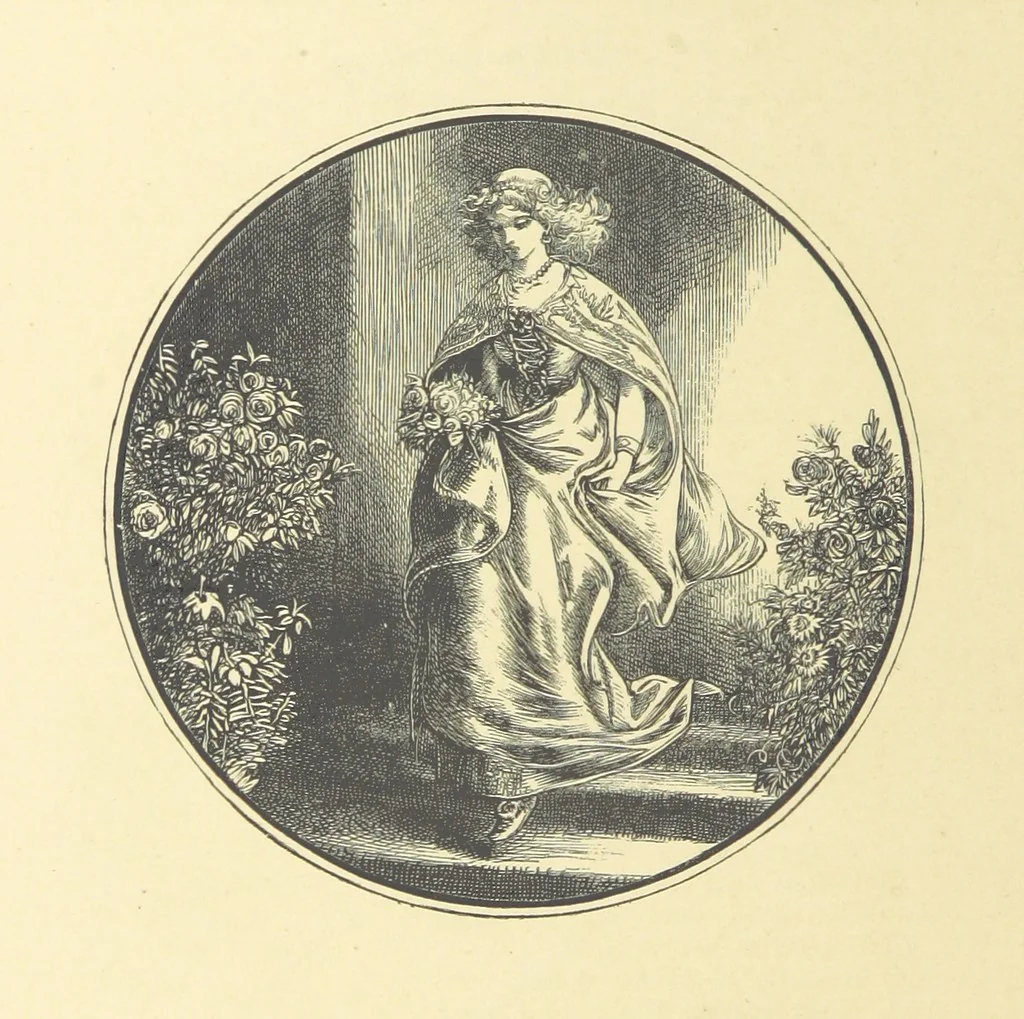 An illustration from Dawn to Daylight: or, Gleams from the poets of twelve centuries. With above two hundred illustrations, 1874, leaf 108