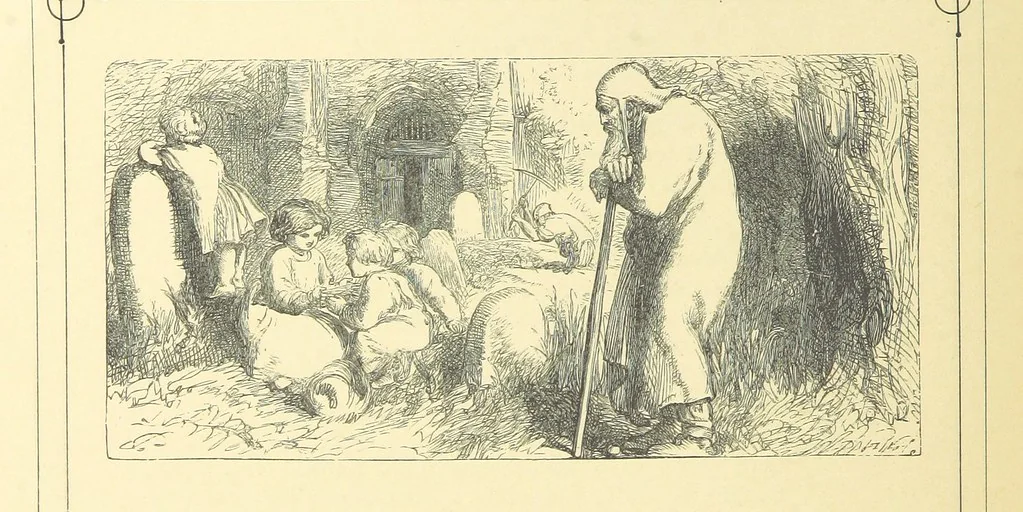 An illustration from Dawn to Daylight: or, Gleams from the poets of twelve centuries. With above two hundred illustrations, 1874, leaf 116