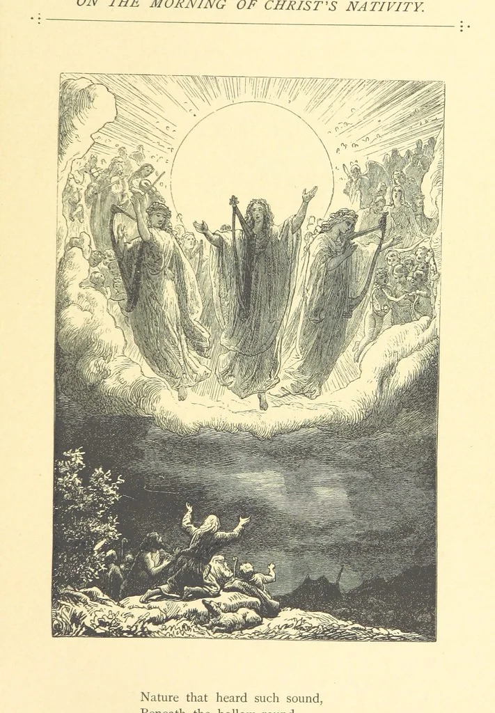 An illustration from Dawn to Daylight: or, Gleams from the poets of twelve centuries. With above two hundred illustrations, 1874, leaf 143
