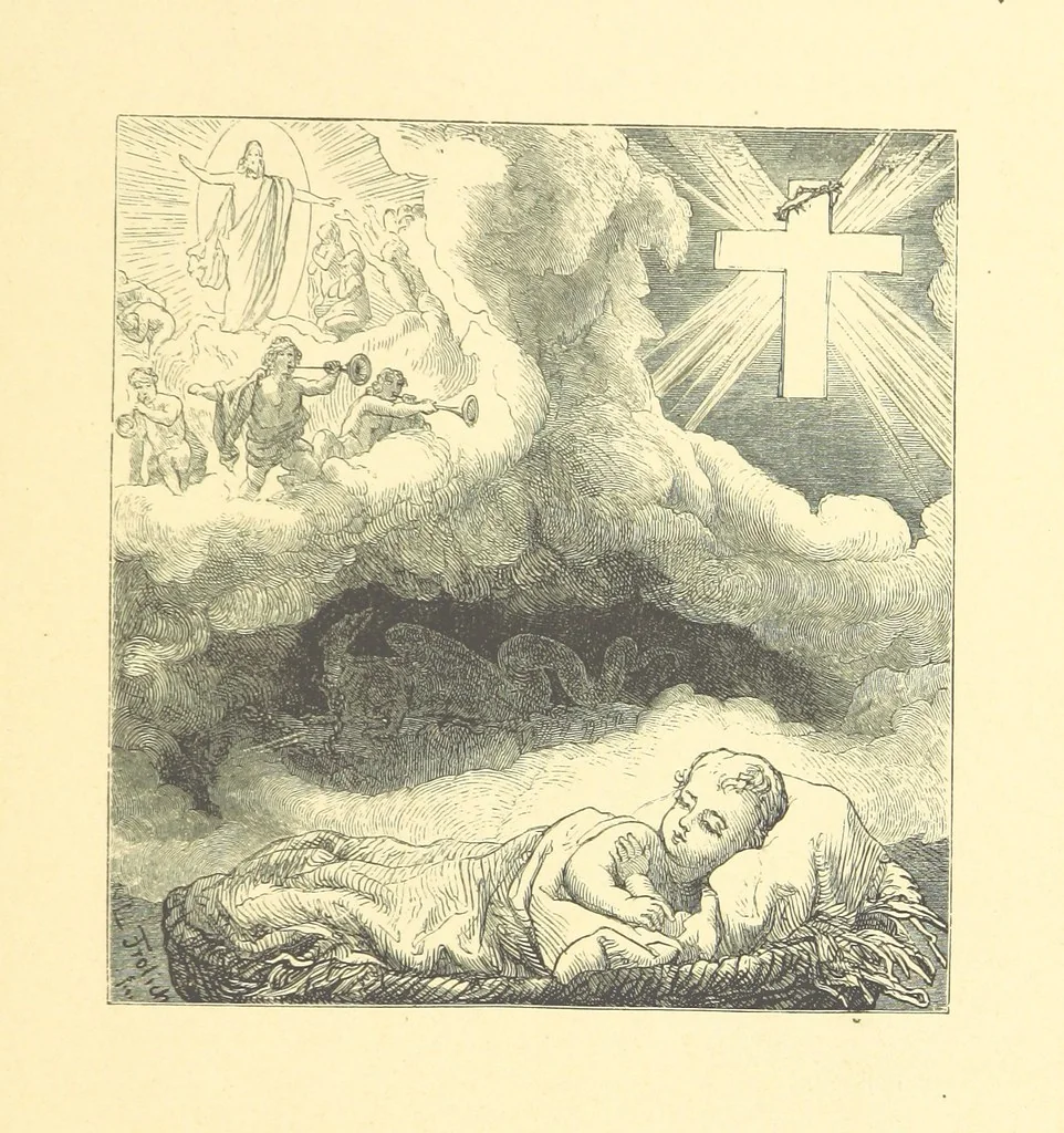 An illustration from Dawn to Daylight: or, Gleams from the poets of twelve centuries. With above two hundred illustrations, 1874, leaf 145