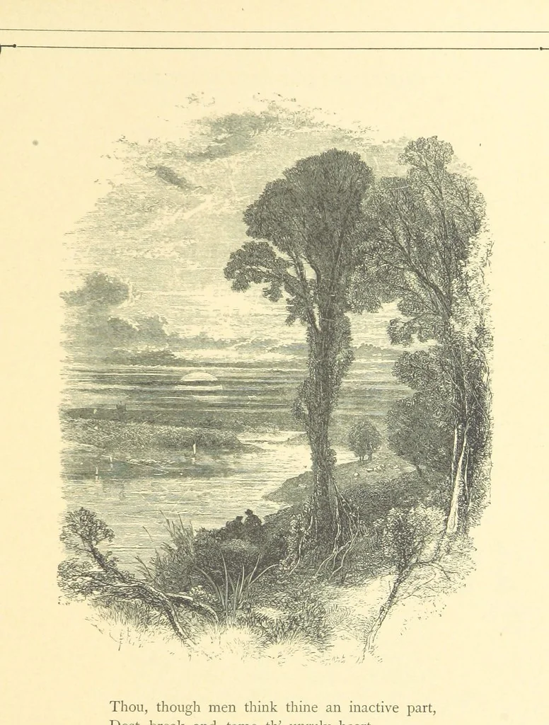 An illustration from Dawn to Daylight: or, Gleams from the poets of twelve centuries. With above two hundred illustrations, 1874, leaf 159