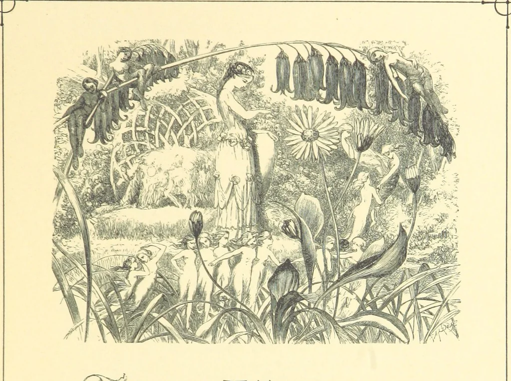 An illustration from Dawn to Daylight: or, Gleams from the poets of twelve centuries. With above two hundred illustrations, 1874, leaf 167