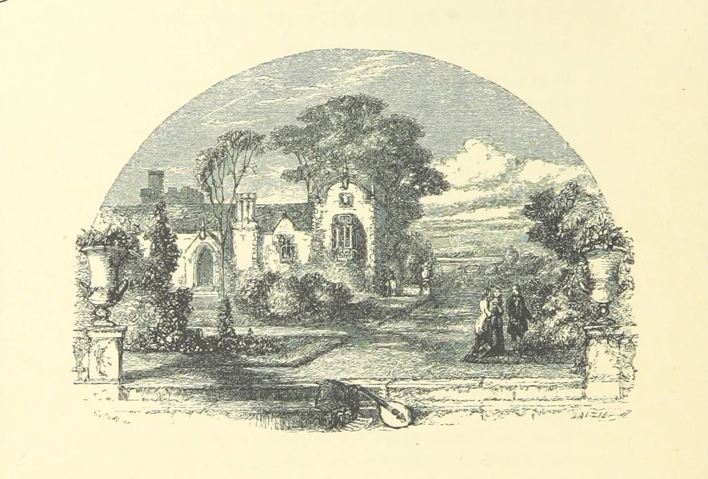 An illustration from Dawn to Daylight: or, Gleams from the poets of twelve centuries. With above two hundred illustrations, 1874, leaf 184