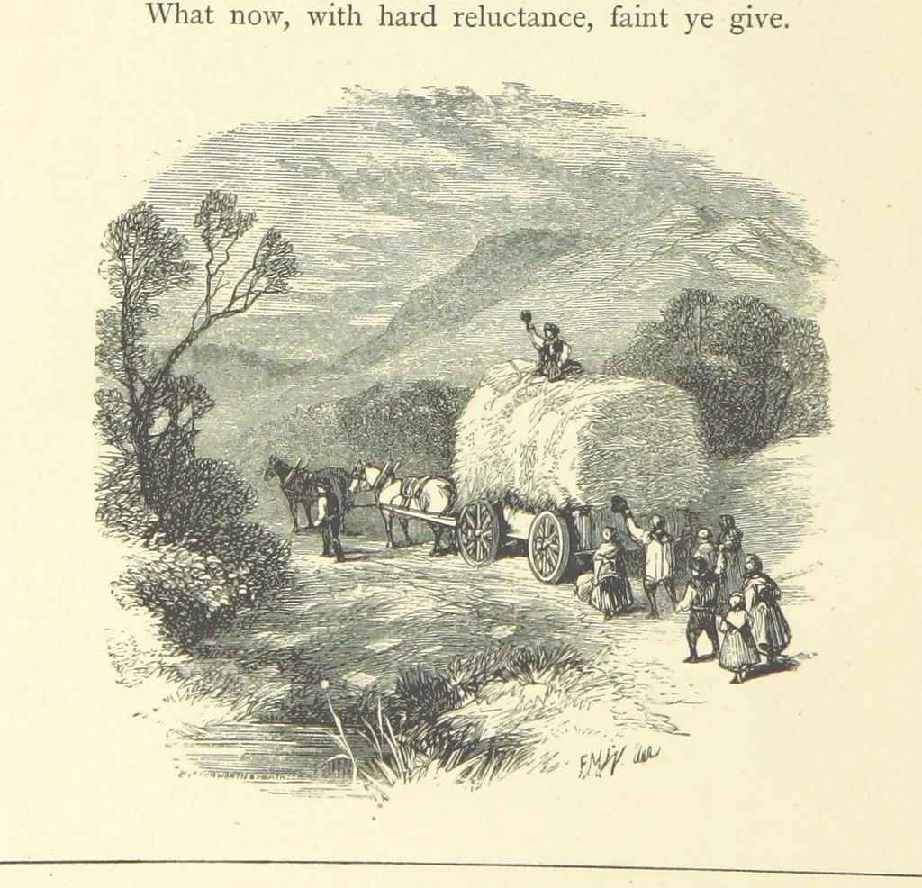 An illustration from Dawn to Daylight: or, Gleams from the poets of twelve centuries. With above two hundred illustrations, 1874, leaf 190