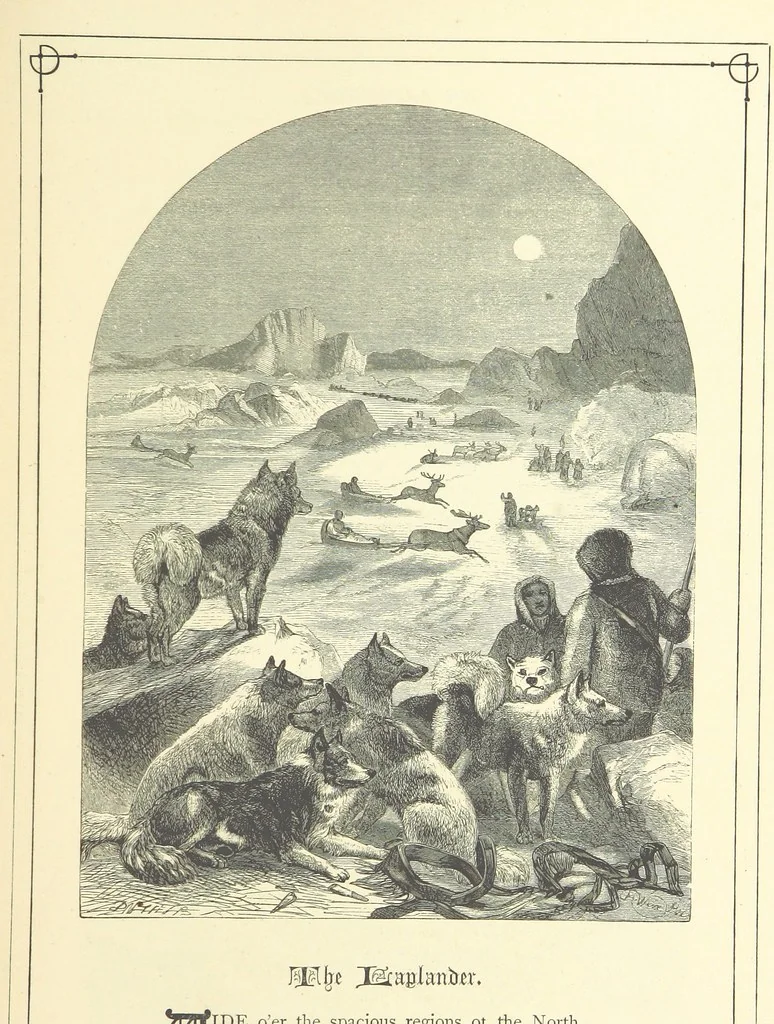 An illustration from Dawn to Daylight: or, Gleams from the poets of twelve centuries. With above two hundred illustrations, 1874, leaf 191