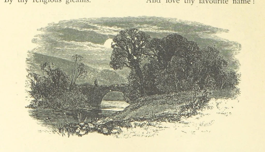 An illustration from Dawn to Daylight: or, Gleams from the poets of twelve centuries. With above two hundred illustrations, 1874, leaf 198