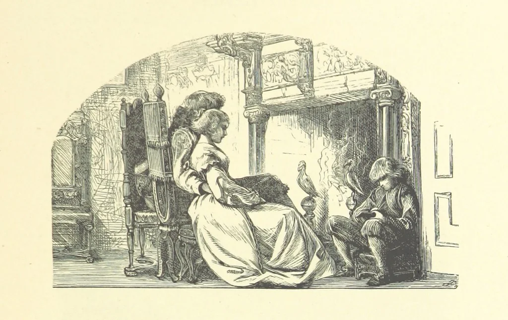 An illustration from Dawn to Daylight: or, Gleams from the poets of twelve centuries. With above two hundred illustrations, 1874, leaf 209