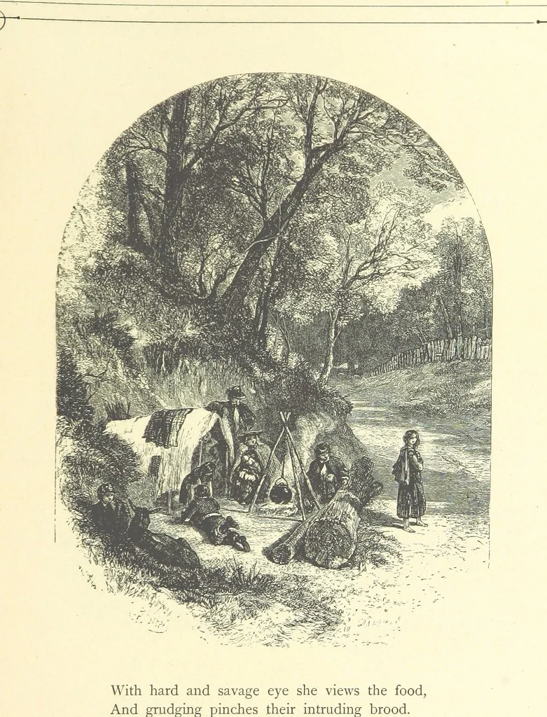 An illustration from Dawn to Daylight: or, Gleams from the poets of twelve centuries. With above two hundred illustrations, 1874, leaf 237