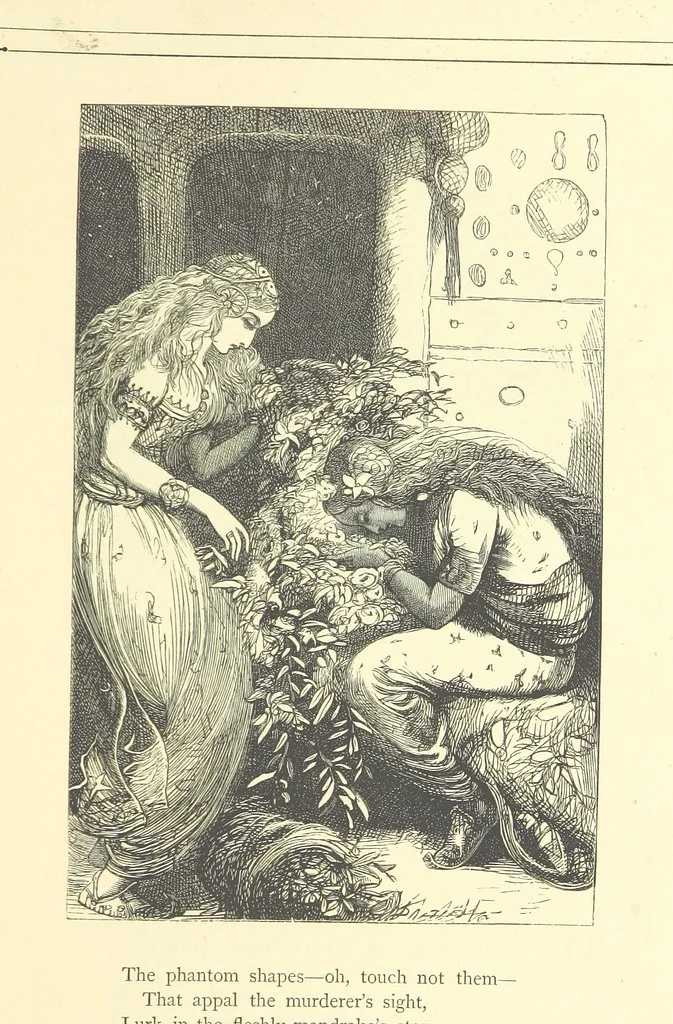 An illustration from Dawn to Daylight: or, Gleams from the poets of twelve centuries. With above two hundred illustrations, 1874, leaf 267