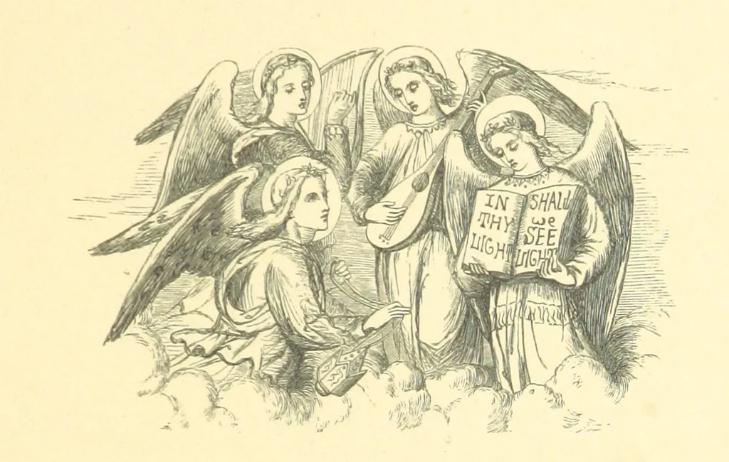 An illustration from Dawn to Daylight: or, Gleams from the poets of twelve centuries. With above two hundred illustrations, 1874, leaf 27