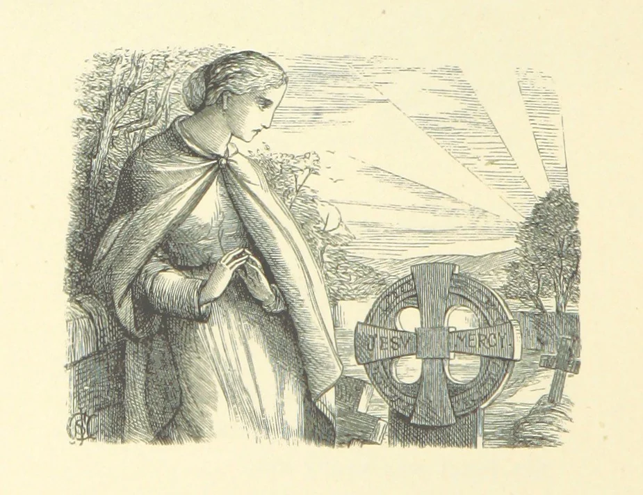 An illustration from Dawn to Daylight: or, Gleams from the poets of twelve centuries. With above two hundred illustrations, 1874, leaf 284