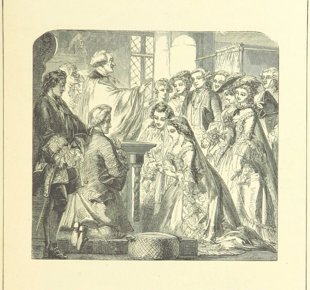 An illustration from Dawn to Daylight: or, Gleams from the poets of twelve centuries. With above two hundred illustrations, 1874, leaf 287