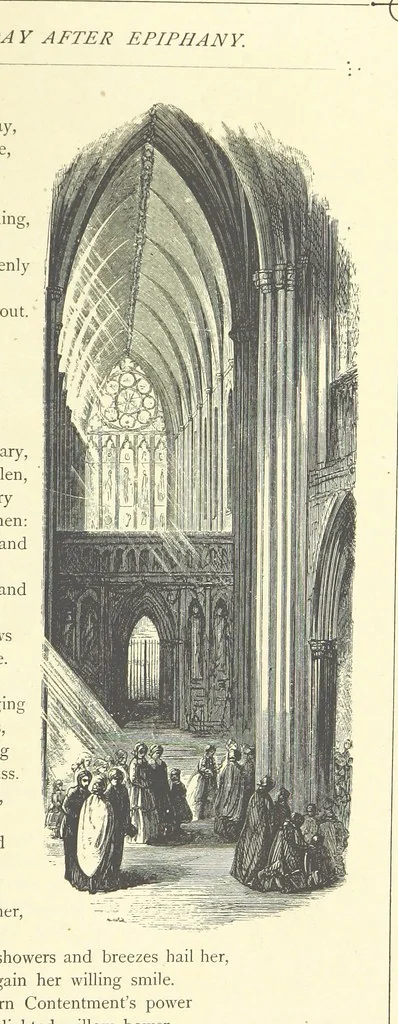 An illustration from Dawn to Daylight: or, Gleams from the poets of twelve centuries. With above two hundred illustrations, 1874, leaf 295