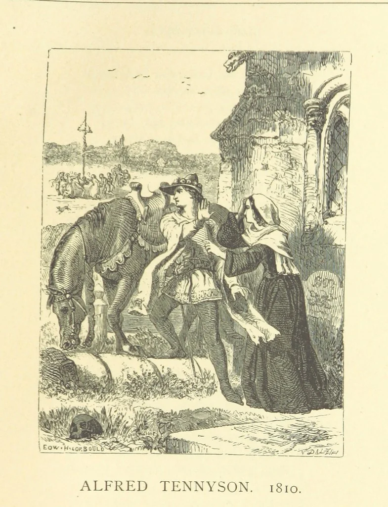 An illustration from Dawn to Daylight: or, Gleams from the poets of twelve centuries. With above two hundred illustrations, 1874, leaf 307