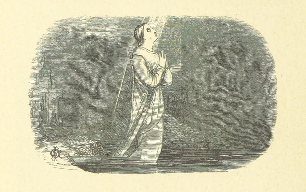 An illustration from Dawn to Daylight: or, Gleams from the poets of twelve centuries. With above two hundred illustrations, 1874, leaf 312