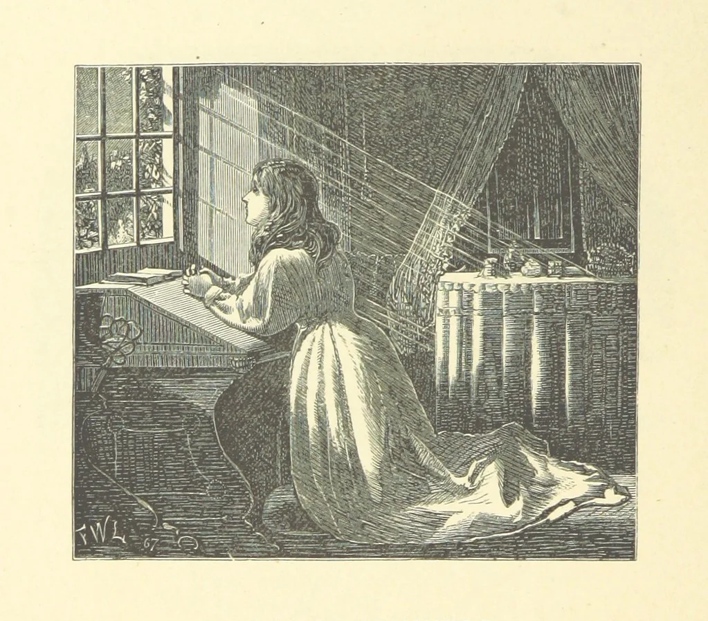 An illustration from Dawn to Daylight: or, Gleams from the poets of twelve centuries. With above two hundred illustrations, 1874, leaf 316