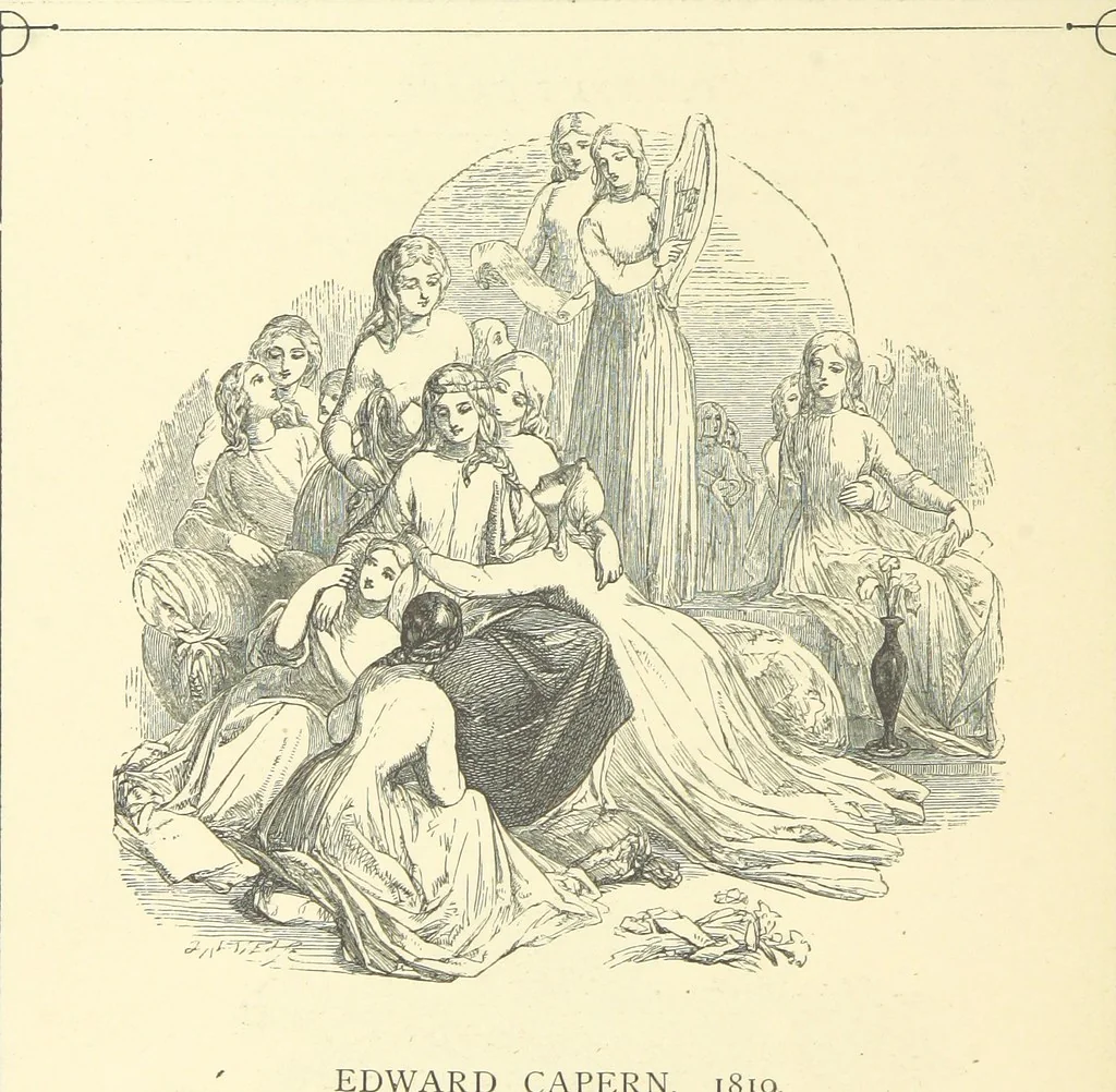 An illustration from Dawn to Daylight: or, Gleams from the poets of twelve centuries. With above two hundred illustrations, 1874, leaf 324