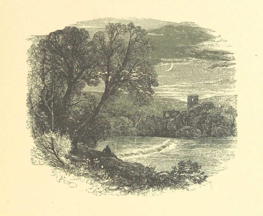 An illustration from Dawn to Daylight: or, Gleams from the poets of twelve centuries. With above two hundred illustrations, 1874, leaf 33