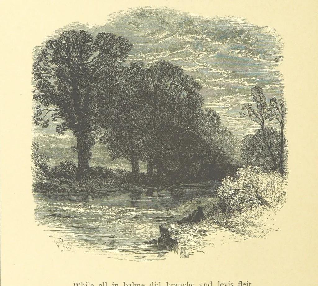 An illustration from Dawn to Daylight: or, Gleams from the poets of twelve centuries. With above two hundred illustrations, 1874, leaf 46