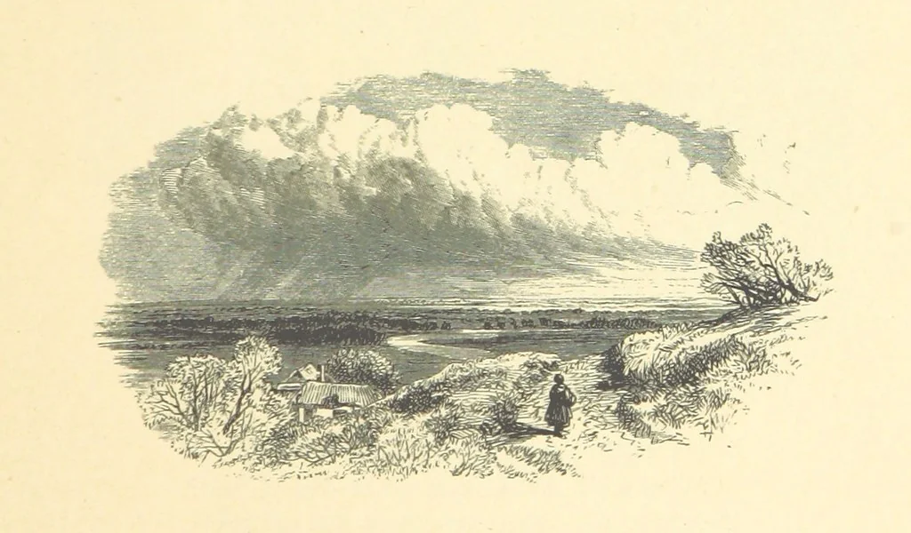 An illustration from Dawn to Daylight: or, Gleams from the poets of twelve centuries. With above two hundred illustrations, 1874, leaf 55