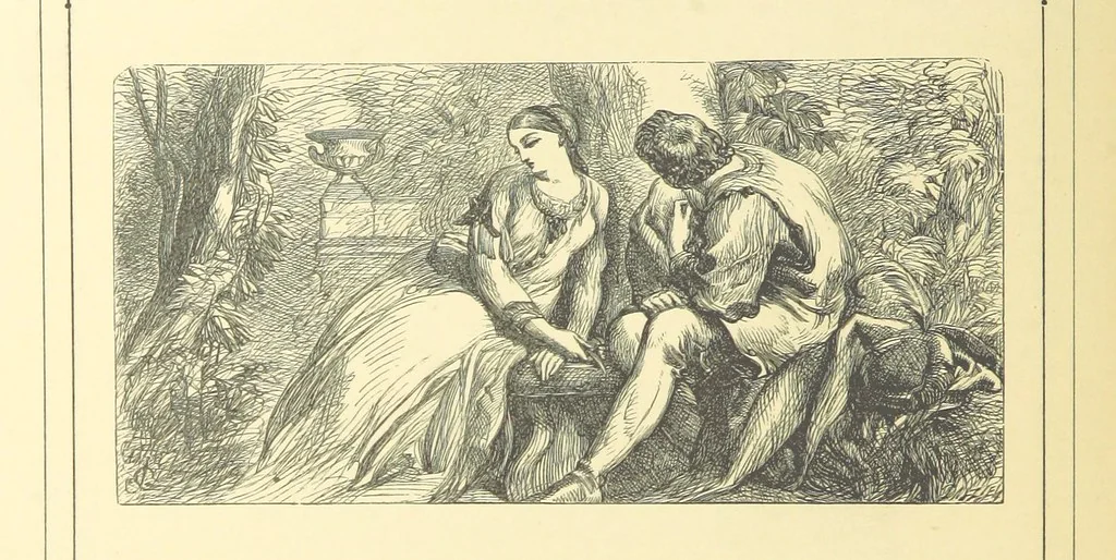 An illustration from Dawn to Daylight: or, Gleams from the poets of twelve centuries. With above two hundred illustrations, 1874, leaf 60