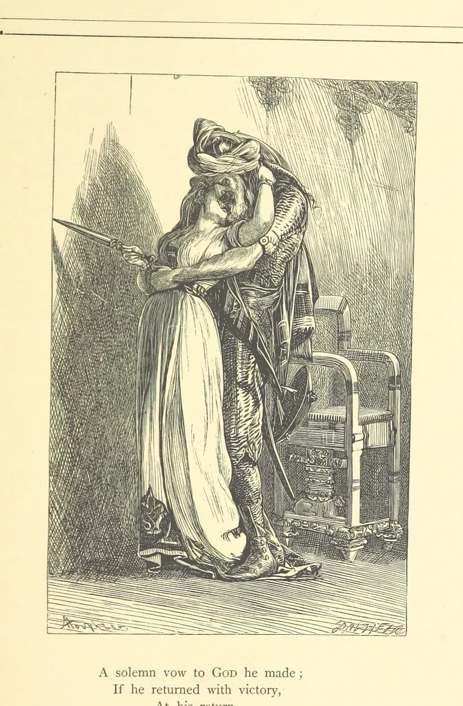 An illustration from Dawn to Daylight: or, Gleams from the poets of twelve centuries. With above two hundred illustrations, 1874, leaf 65
