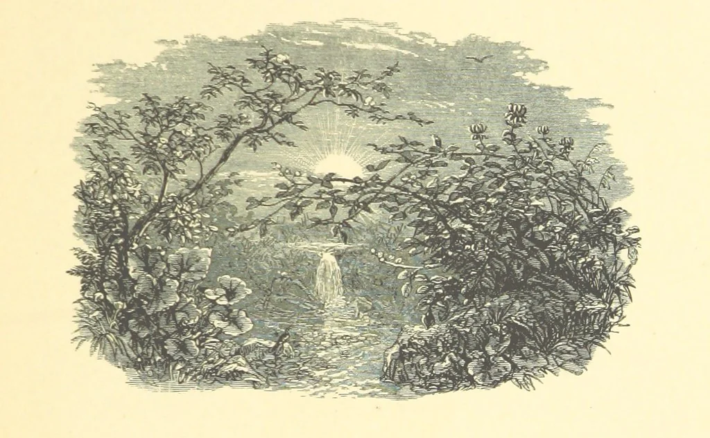 An illustration from Dawn to Daylight: or, Gleams from the poets of twelve centuries. With above two hundred illustrations, 1874, leaf 73