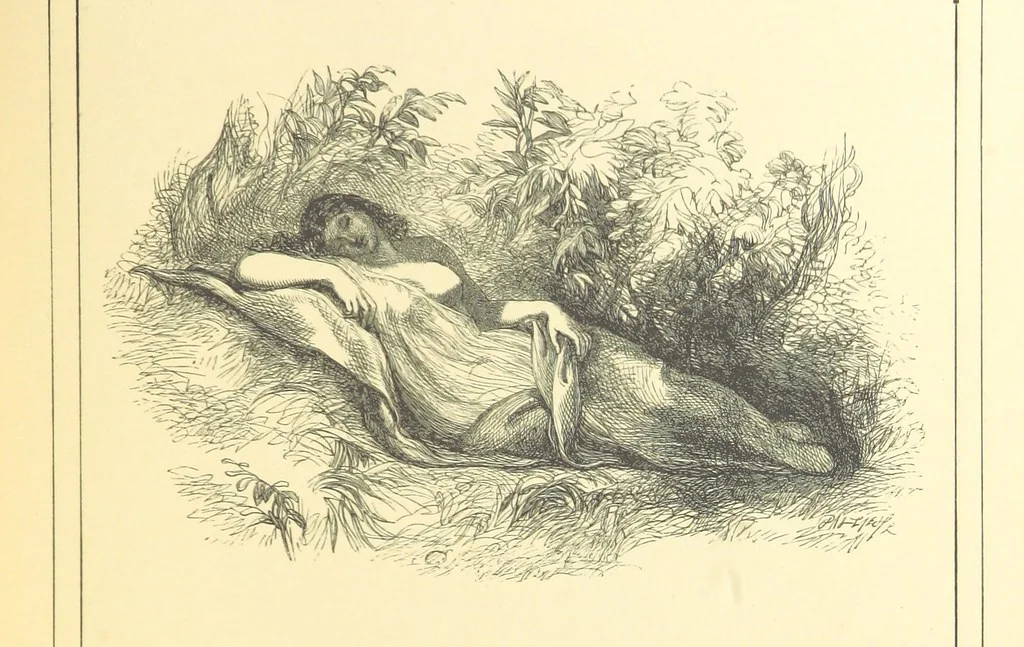 An illustration from Dawn to Daylight: or, Gleams from the poets of twelve centuries. With above two hundred illustrations, 1874, leaf 83