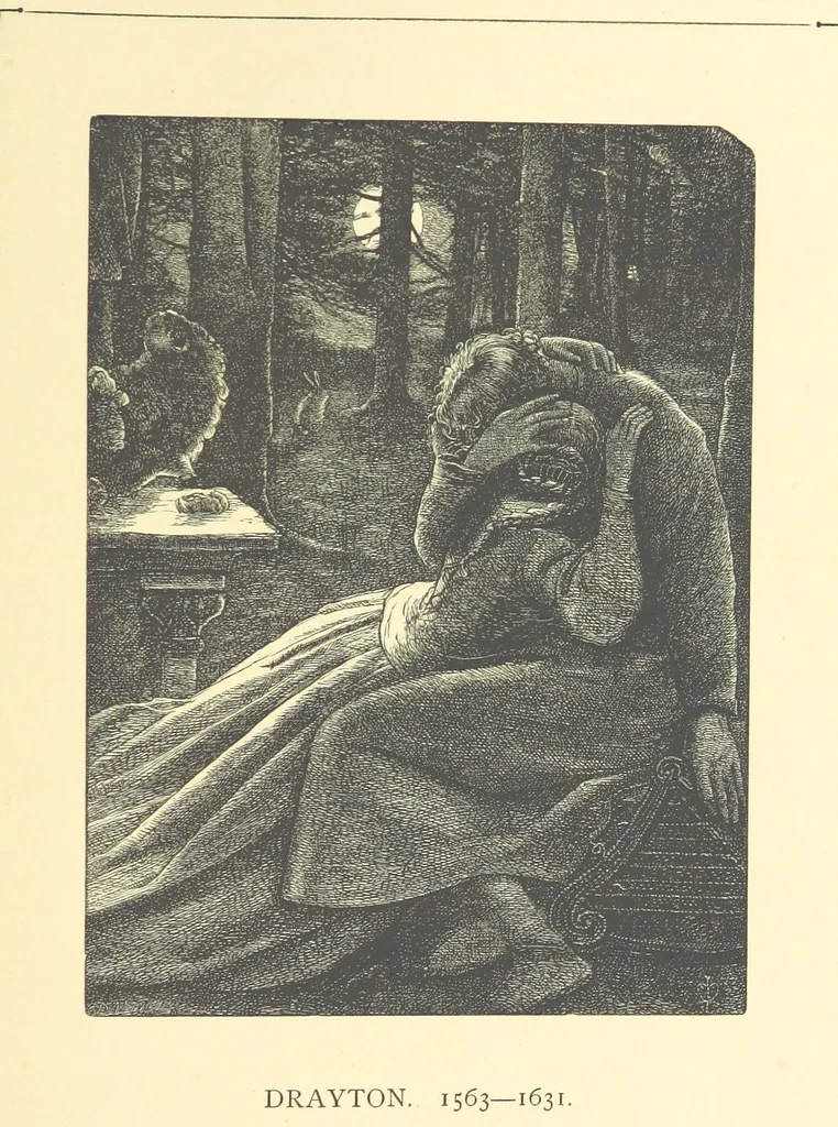 An illustration from Dawn to Daylight: or, Gleams from the poets of twelve centuries. With above two hundred illustrations, 1874, leaf 91