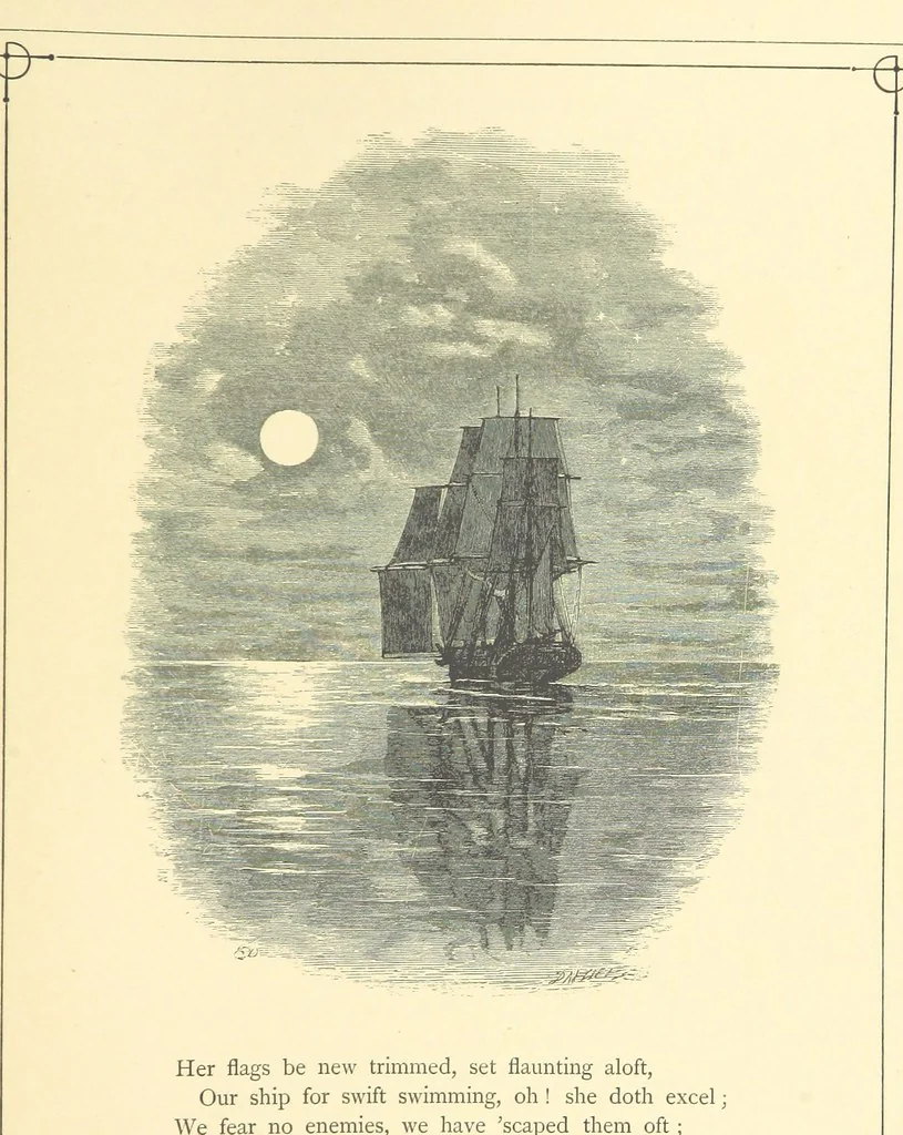 An illustration from Dawn to Daylight: or, Gleams from the poets of twelve centuries. With above two hundred illustrations, 1874, leaf 97