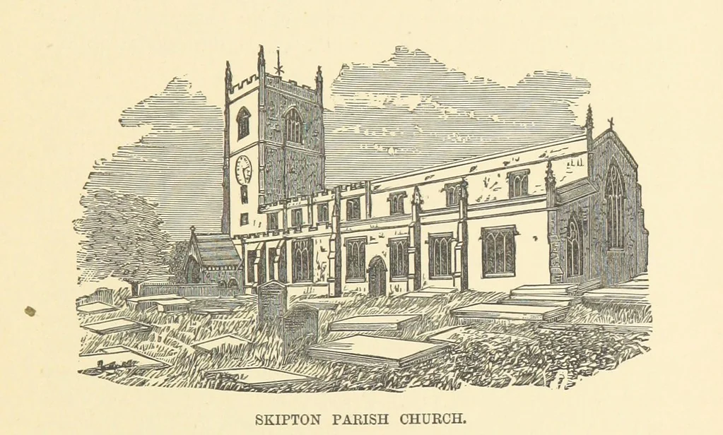 An illustration from History of Skipton ... With illustrations, etc, 1882, leaf 167