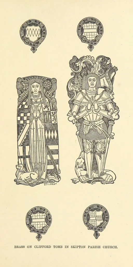 An illustration from History of Skipton ... With illustrations, etc, 1882, leaf 189