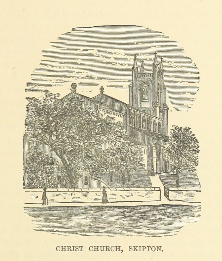 An illustration from History of Skipton ... With illustrations, etc, 1882, leaf 337