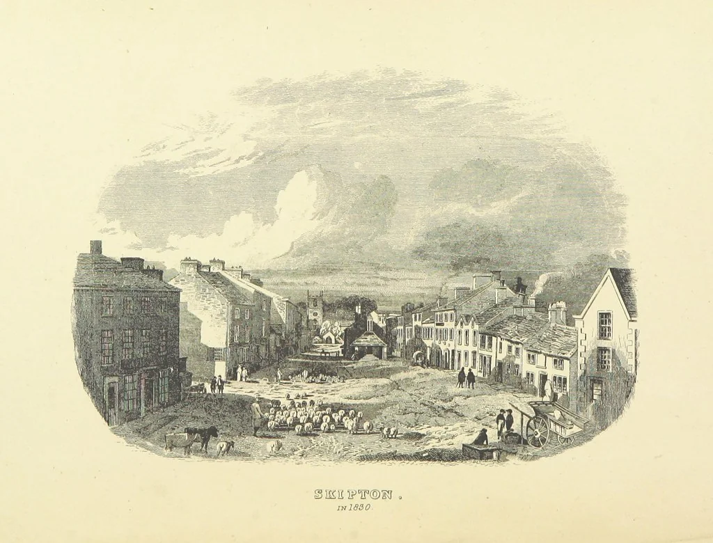 An illustration from History of Skipton ... With illustrations, etc, 1882, leaf 8