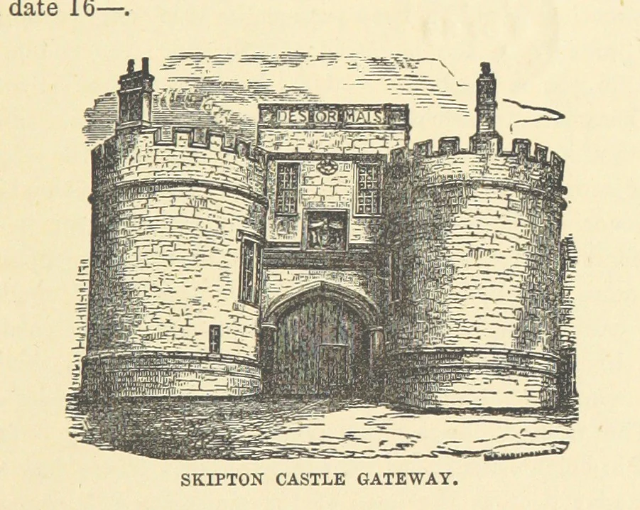 An illustration from History of Skipton ... With illustrations, etc, 1882, leaf 95