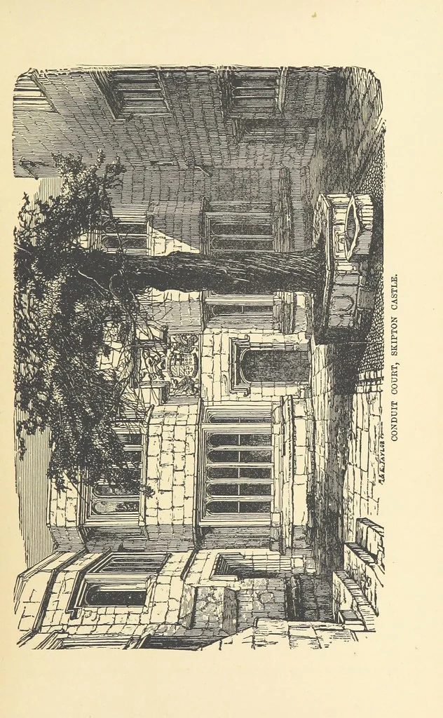 An illustration from History of Skipton ... With illustrations, etc, 1882, leaf 97