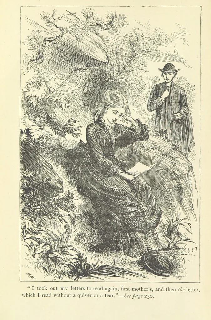 An illustration from Sarah Deck's Victory. By the author of “Somebody and Nobody” [i.e. Mary Louisa Searle], etc, 1890, leaf 8