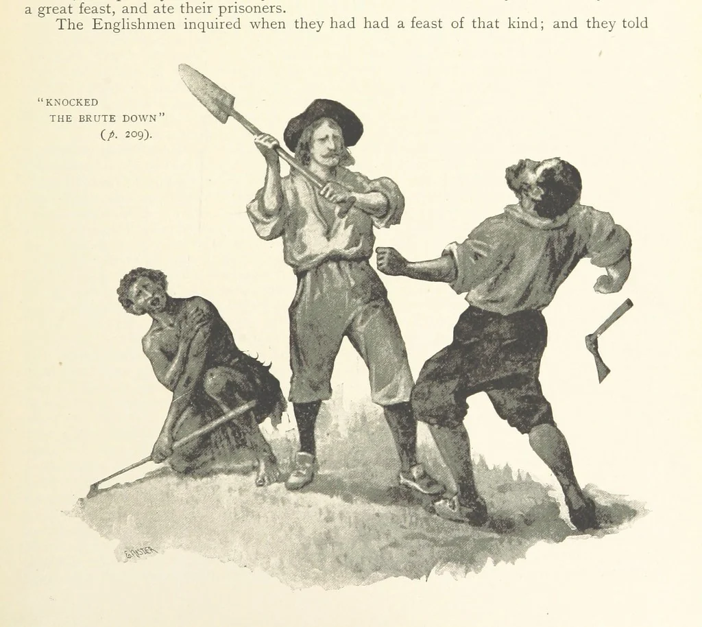 An illustration from The Life and Strange Surprising Adventures of Robinson Crusoe ... Illustrated, 1895, leaf 225