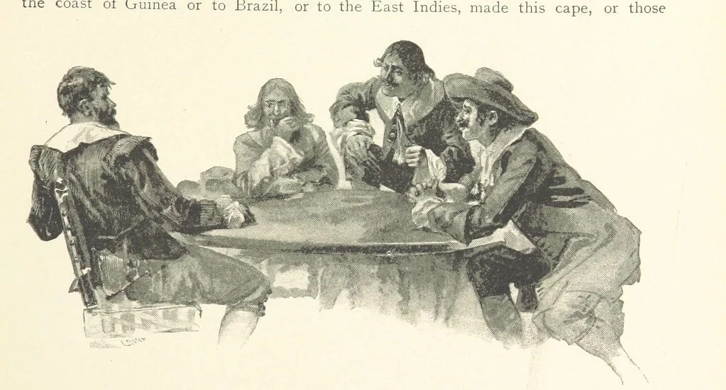 An illustration from The Life and Strange Surprising Adventures of Robinson Crusoe ... Illustrated, 1895, leaf 29
